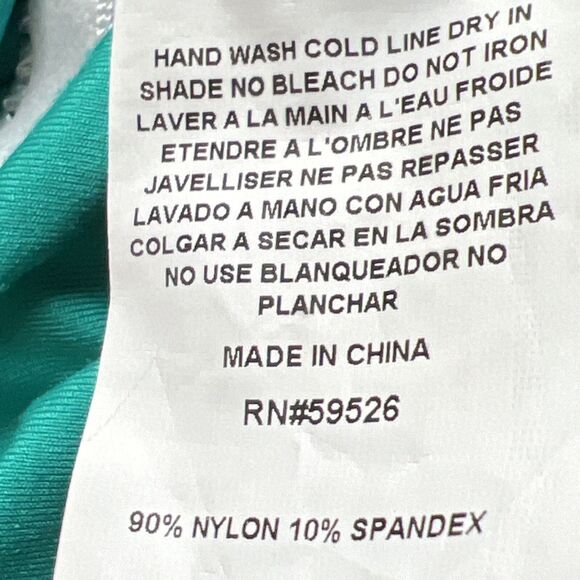 Trina Turk Swimsuit One Piece Bright Pink Tropical Floral Print Size 10 NWT - Picture 10 of 11